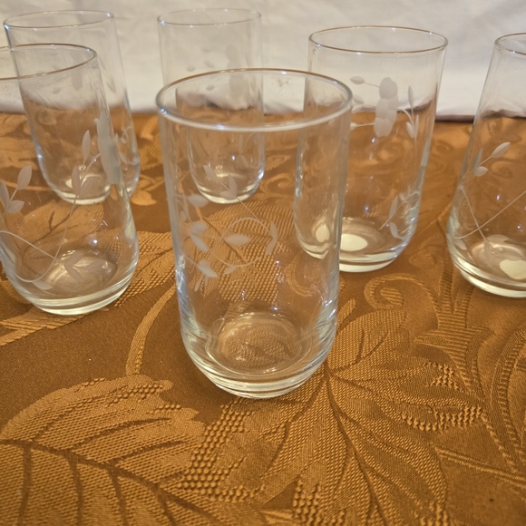 Princess House Other - 6 Vintage Princess House Heritage Clear Highball Glass Tumblers